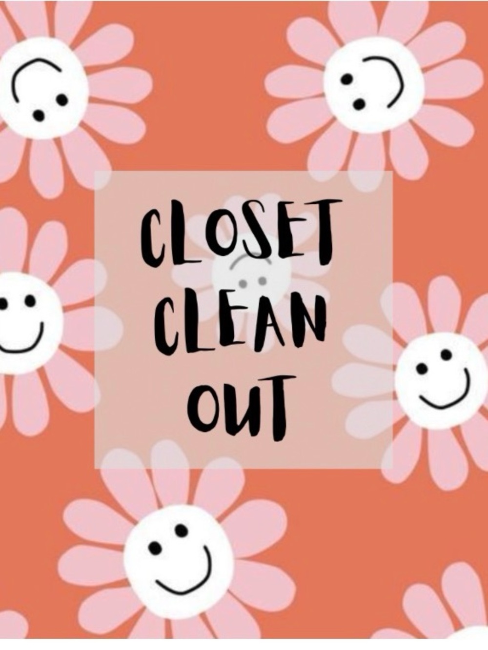 Closet Clean Out- All items must go